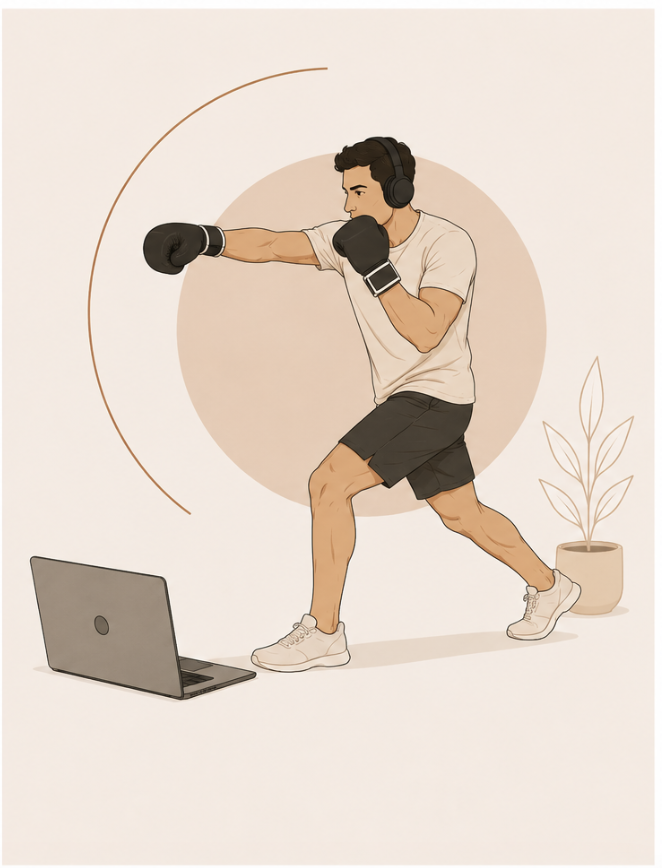Audio boxing session